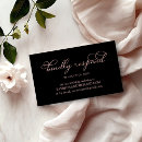 Search for black and gold rsvp cards Response