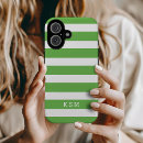 Search for green and white stripes iphone cases Monogrammed