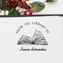 Search for this book belongs to rubber stamps Simple