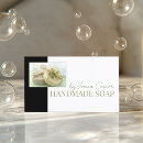 Search for handmade soap business cards Natural
