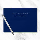 Search for navy blue wedding envelopes Minimal