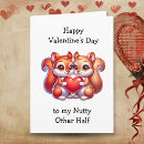 Search for funny squirrel valentines day cards Hearts