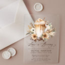 Search for love is brewing invitations Simple