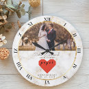 Search for 1st anniversary clocks Elegant