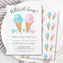 Search for confetti gender reveal invitations Watercolor