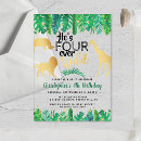 Search for four ever wild birthday invitations Jungle