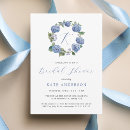 Search for blue hydrangea bridal shower invitations Hydrangeas
