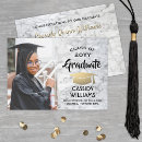 Search for marble graduation invitations High school or college