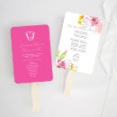 Search for floral wedding programs Pink