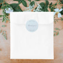 Search for light blue wedding stickers Thank you