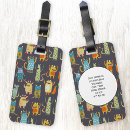 Search for halloween luggage tags Whimsical