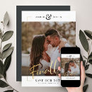 Search for square save the dates Minimal