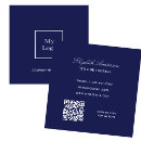 Search for business cards Navy blue