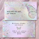 Search for metallic foil business cards Butterfly