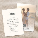 Search for black and white beach wedding invitations Tropical