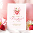 Search for berry birthday invitations Coquette