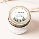 Search for green tree wedding stickers Evergreen trees