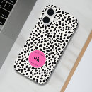 Search for dalmatian pattern iphone cases Black and white