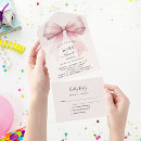 Search for all in one baby girl shower invitations Pink
