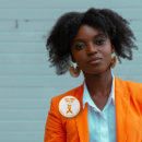 Search for myself badges Orange