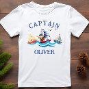 Search for nautical kids tshirts Captain