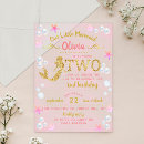 Search for gold mermaid birthday invitations Girl