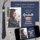 Search for navy blue and copper invitations Modern
