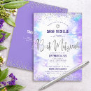 Search for purple and silver invitations Watercolor