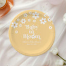 Search for boho baby shower plates Floral