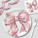 Search for pink bow plates Mother to be