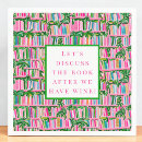 Search for book club napkins Bookworm