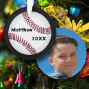 Search for baseball photo christmas tree decorations Athlete