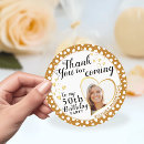 Search for black gold polka dots stickers 50th birthday