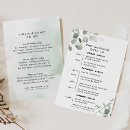 Search for itinerary timeline wedding invitations For her