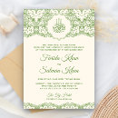 Search for islamic green invitations Walima