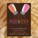 Search for sugar and spice baby shower invitations Cute