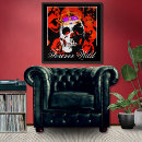 Search for skull and roses posters Rose tattoo