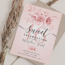Search for gold glitter sweet 16 invitations Floral