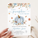 Search for leaf baby shower invitations Blue