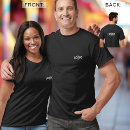 Search for logo front and back tshirts Uniform