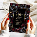 Search for black and burgundy invitations Modern