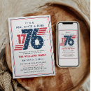 Search for 1776 invitations Patriotic party
