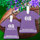 Search for purple tshirt christmas tree decorations Purple and white