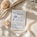 Search for blue cocktail party invitations Hand drawn