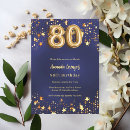 Search for 80 year old woman birthday invitations Modern