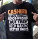 Search for funny cashier tshirts Auditor