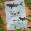 Search for great white shark invitations Shark pool party