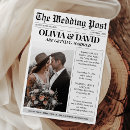 Search for unique wedding invitations Newspaper