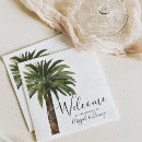 Search for coastal napkins Palm trees
