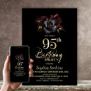 Search for 95 year old birthday invitations Floral